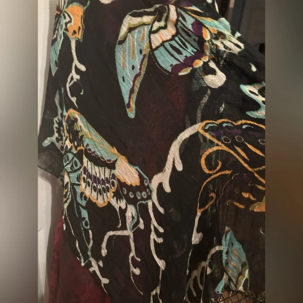Lalaque silk scarf/ wrap